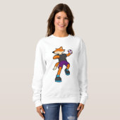 Fox beim Handballspieler mit Handball Sweatshirt (Vorne ganz)