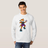 Fox beim Handballspieler mit Handball T-Shirt (Vorne ganz)