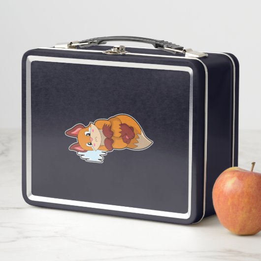 Fox beim Weinen Metall Brotdose (Beispiel)