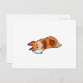 Fox beim Weinen Postkarte (Vorne/Hinten)