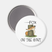 Fox-Bild Magnet (Vorderseite/Rückseite)