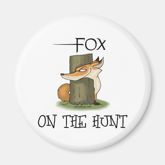 Fox-Bild Magnet (Vorne)