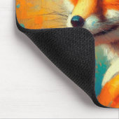 Fox-Bild Mousepad (Ecke)
