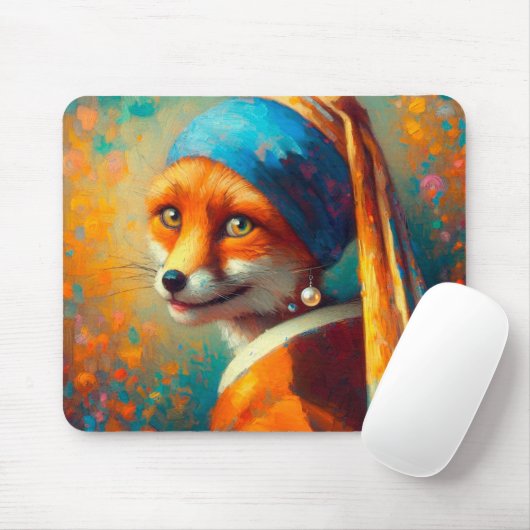 Fox-Bild Mousepad (Mit Mouse)
