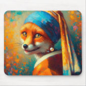 Fox-Bild Mousepad (Vorne)