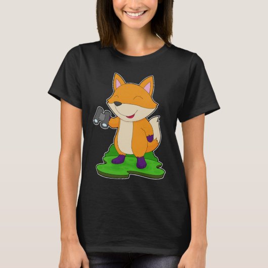 Fox Binoculars T-Shirt (Vorderseite)