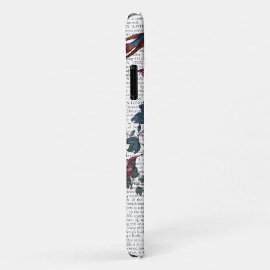 Fox Birdkeeper mit Artichoke Case-Mate iPhone Hülle (Hinten/Rechts)