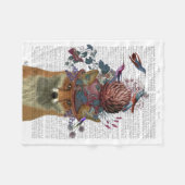 Fox Birdkeeper mit Artichoke Fleecedecke (Vorderseite (Horizontal))