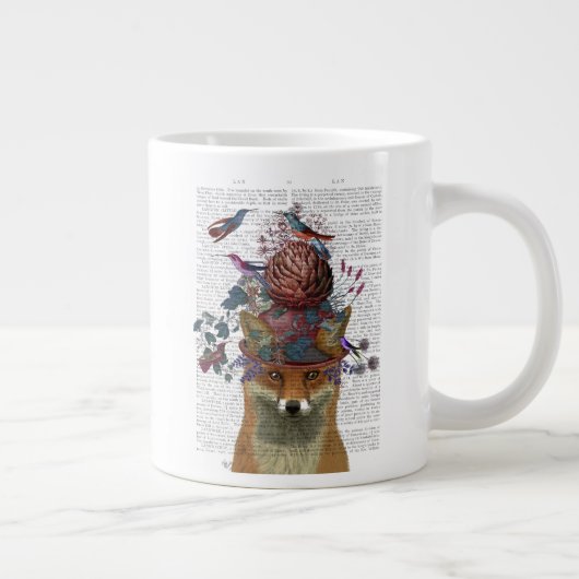 Fox Birdkeeper mit Artichoke Jumbo-Tasse (Rechts)