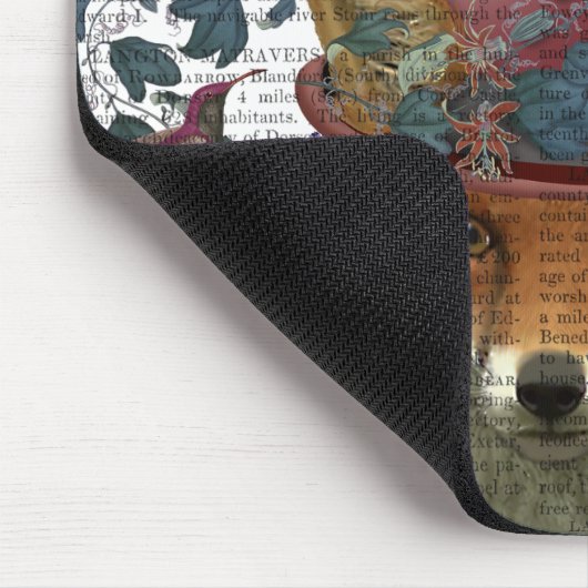 Fox Birdkeeper mit Artichoke Mousepad (Ecke)