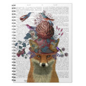 Fox Birdkeeper mit Artichoke Notizblock (Vorderseite)