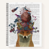 Fox Birdkeeper mit Artichoke Notizblock (Vorderseite)