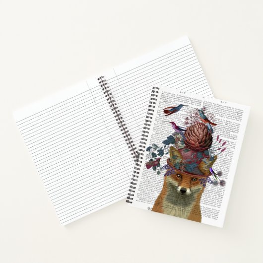 Fox Birdkeeper mit Artichoke Notizblock (Innenseite)