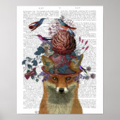 Fox Birdkeeper mit Artichoke Poster (Vorne)