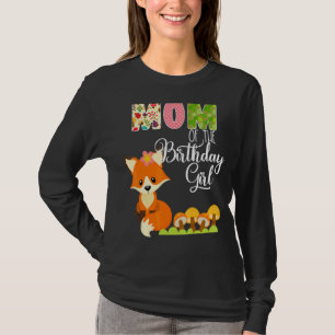 Fox Birthday Mama des Geburtstags T-Shirt