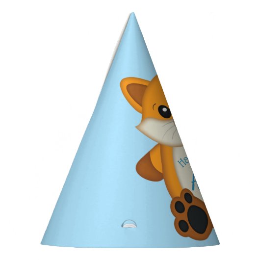 Fox Birthday Party Partyhütchen (Links)
