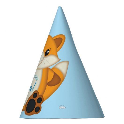 Fox Birthday Party Partyhütchen (Rechts)
