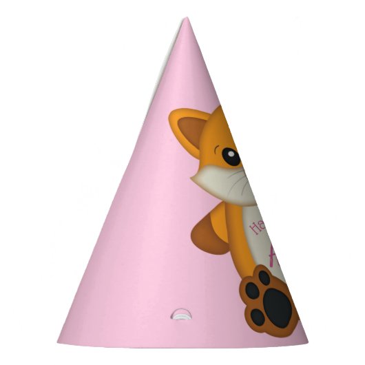 Fox Birthday Party Partyhütchen (Links)