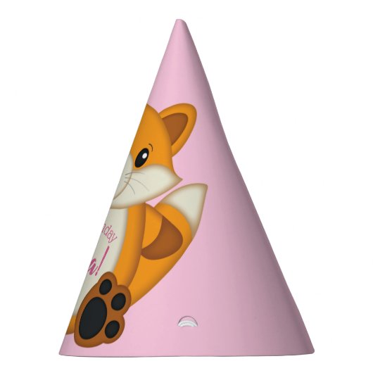 Fox Birthday Party Partyhütchen (Rechts)