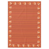 Fox Birthday Party Tischdecke (Vorderseite)