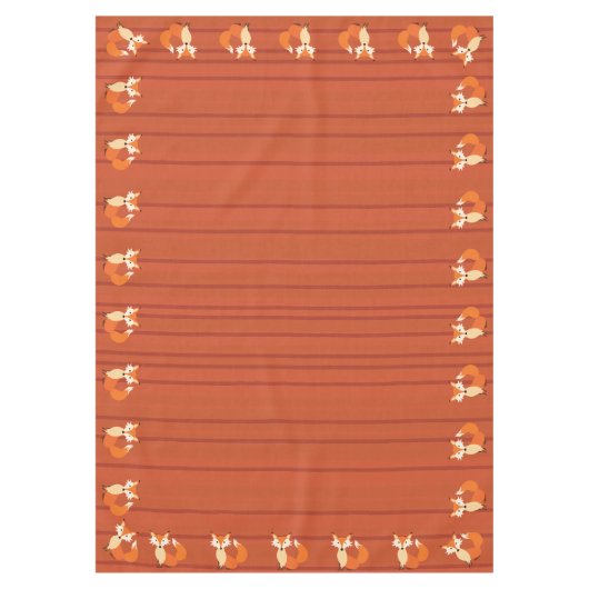 Fox Birthday Party Tischdecke (Vorderseite)