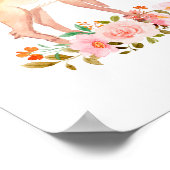 Fox Blume Kinderzimmer Poster Kinder Zimmerdekor (Ecke)