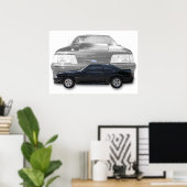 Fox Body Mustang GT Poster (Heimbüro)