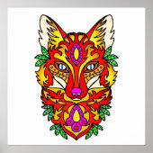 Fox boho poster (Vorne)