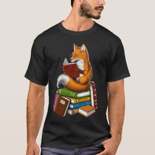 Fox Book Lover T-Shirt