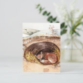 Fox Borrow Postkarte (Stehend Vorderseite)