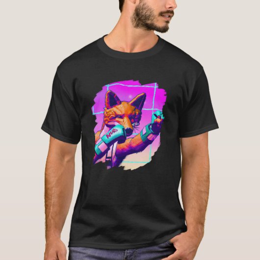 Fox Boxing Cool Fox Boxing T-Shirt (Vorderseite)