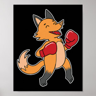 Fox Boxing Poster