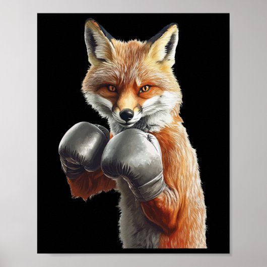 Fox Boxing Poster (Vorne)