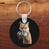 Fox Boxing Schlüsselanhänger (Vorderseite)
