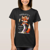 Fox-Brie | Foxy Junggeselinnen-Abschied Black T-Shirt (Vorderseite)
