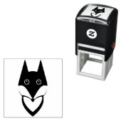 Fox Briefmarke Self Inking Niedlich! Permastempel (Beispiel)