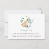 Fox Bringen Sie eine Book Card mit - November Baby Einladung (Vorderseite)