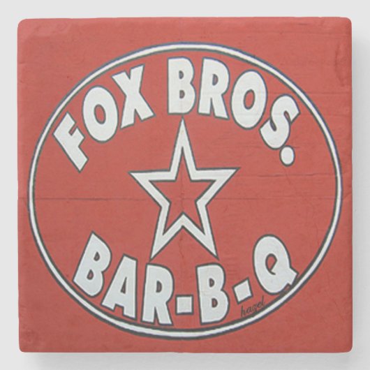 Fox Bros Atlanta, Fox Bros, Fox Bros Steinuntersetzer (Vorderseite)