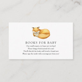 Fox-Bücher für die Beipackkarte Begleitkarte