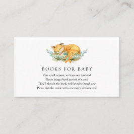 Fox-Bücher für die Beipackkarte Begleitkarte