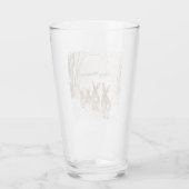 Fox Bunny Rabbit Best Friends Forever Glas (Rückseite)