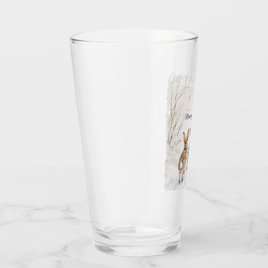 Fox Bunny Rabbit Best Friends Forever Glas (Rechts)