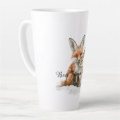 Fox Bunny Rabbit Best Friends Forever Milchtasse (Linke Ecke)