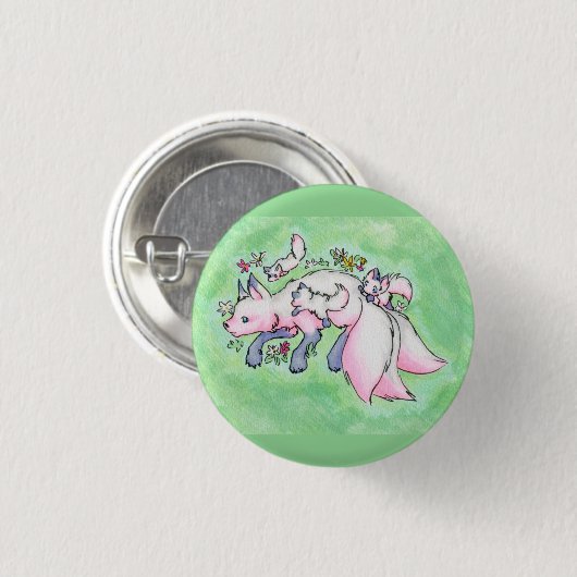 Fox Button (Vorne & Hinten)