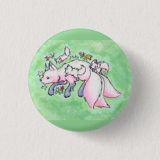 Fox Button (Vorderseite)