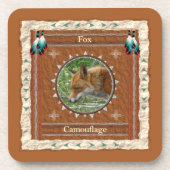 Fox - Camouflage Cork Untersetzer Set 6 (Vorderseite)