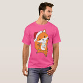 Fox Christmas Animals Fairy Lights Foxes für Chris T-Shirt (Vorne ganz)