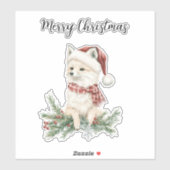 Fox Christmas Aufkleber (Blatt)