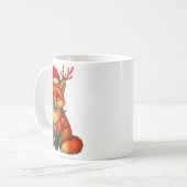 Fox Christmas Lights Xmas  Kaffeetasse (Vorderseite Links)