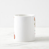 Fox Christmas Lights Xmas  Kaffeetasse (Mittel)